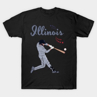 Illinois Baseball | 50 USA Sports Cities T-Shirt